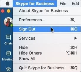 do a meeting on skype for business on mac